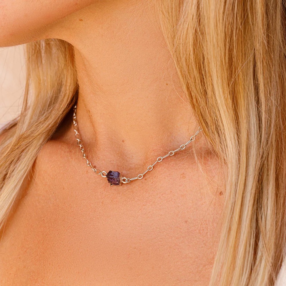 💜 BRAND NEW Pura Vida Amethyst Necklace